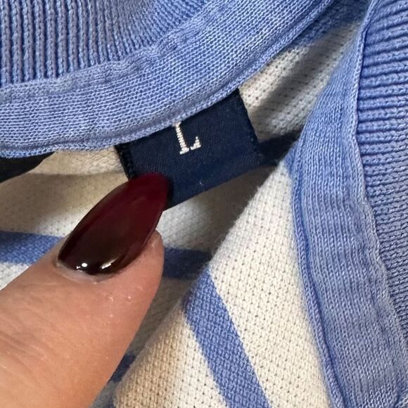 Ralph Lauren Polo Men's striped preppy shirt golf embroidered logo L - Picture 7 of 10